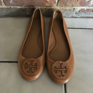All leather authentic Tory Burch flats